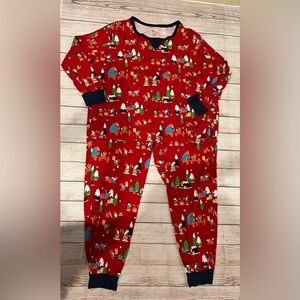 Wondershop Women's Holiday Gnomes Print Pajama Set - Red Size XXXL 3XL